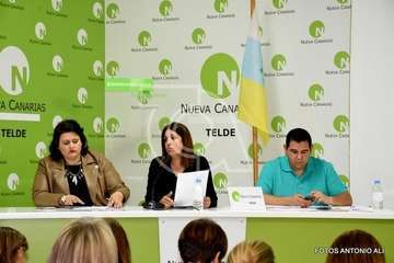 Asamblea de Nueva Canarias de esta tarde en Telde (foto Antonio Alí)